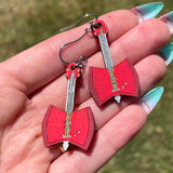 Axe Bass Earrings - Small
