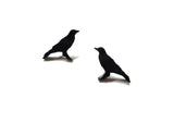 Crow Earrings - PICK FROM 3 SIZES!