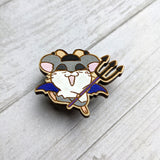 Spat Hand Painted Wood Pin