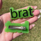 brat Hair Clips