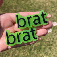 brat Hair Clips