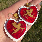 Cupid Heart Earrings