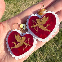 Cupid Heart Earrings