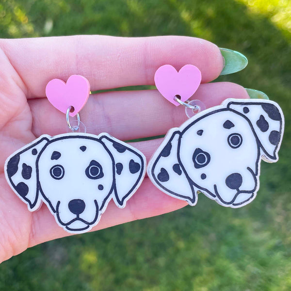Dalmatian Earrings