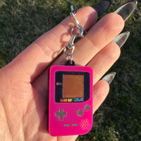 Hot Pink GB Color Keychain