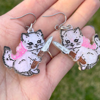 Kitten Earrings