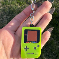 Lime Green GB Color Keychain