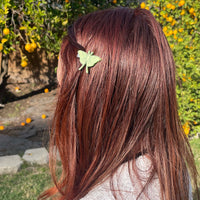 Luna Moth Hair Clips - Set of 2 Clips