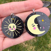 Sun and Moon Earrings