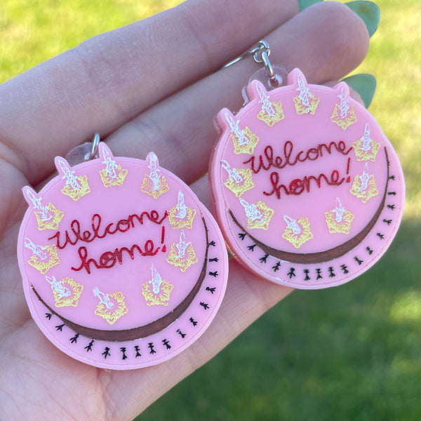 Welcome Home - Pink Cake Earrings