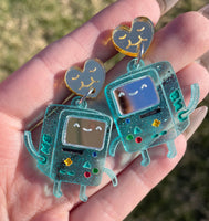 Glitter BMO Earrings