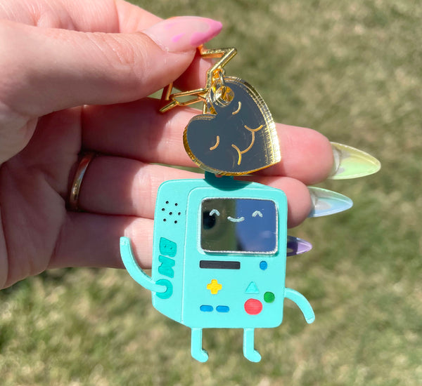 SalesOne Adventure Time BMO 3-inch Plush Keychain – Official Licensed Collectible