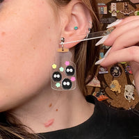 Bottled Soot Sprite Earrings