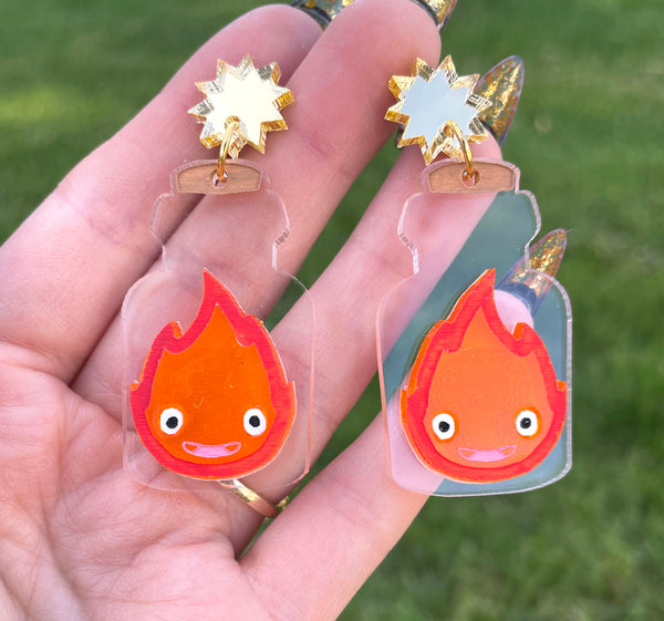 Bottled Flame Earrings