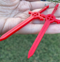 Demon Blood Sword Earrings