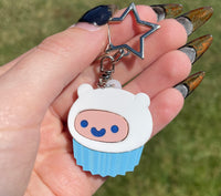 Finn Cake Keychain