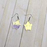 Iridescent Luma Star Dangle Earrings