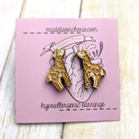 Giraffe Earrings - 2 sizes!