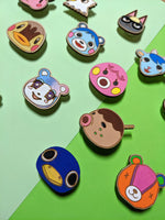 CUSTOM ANY VILLAGER - Pin, Necklace or Earrings