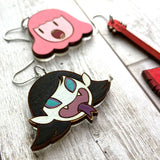 Marceline, Bubblegum, and Guitar Dangle Earrings