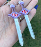 Night Sword Earrings