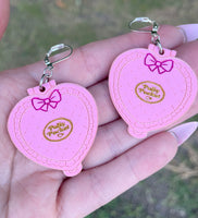 Polly Pocket Heart Compact - Earrings