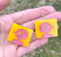 Prismo Square Earrings