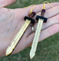 Scarlet Sword Earrings