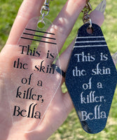 Skin of a Killer - Hotel Keychain