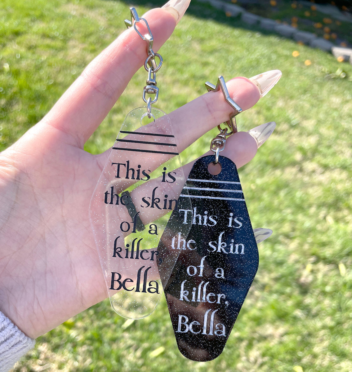 Skin of a Killer - Hotel Keychain – Maddison Cherie